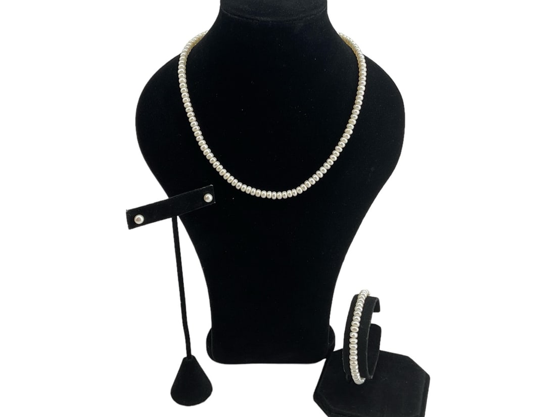 10kt Yellow Gold Culture Pearl Jewelry Set (1 of 8)