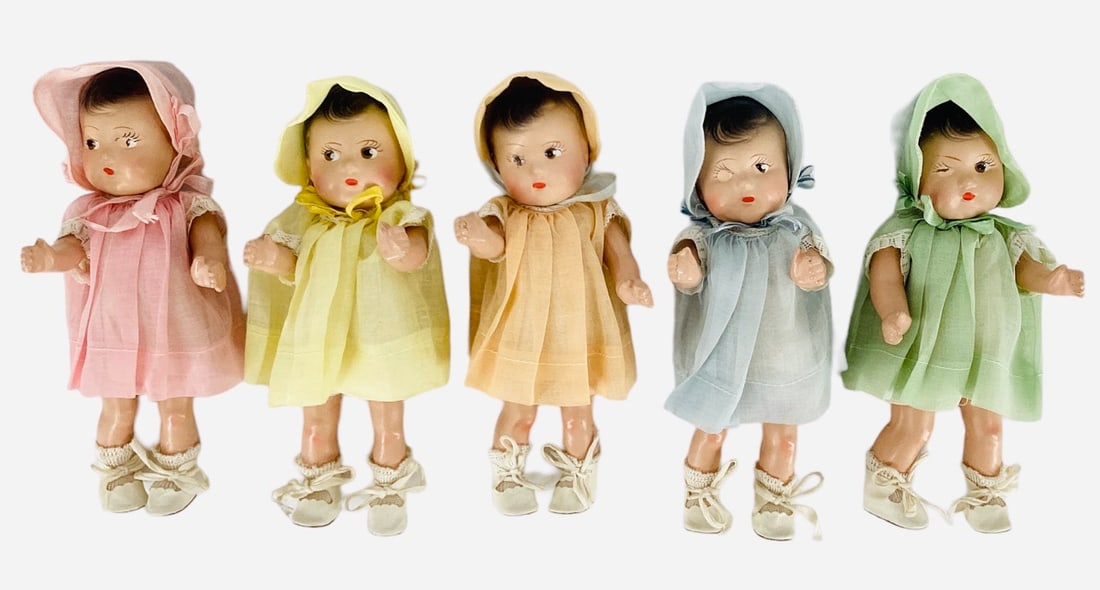 Set of Unmarked Quintuplets (1 of 4)