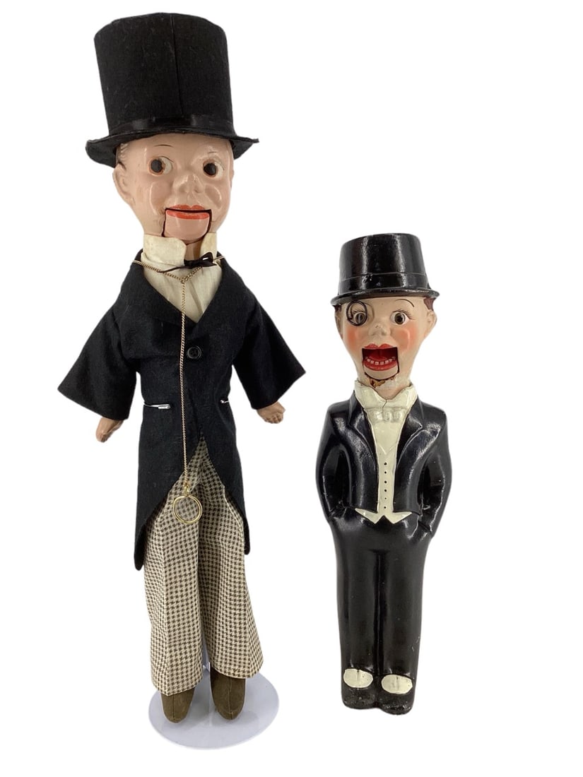 2 Charlie McCarthy Ventriloquist Dummy Dolls (1 of 7)