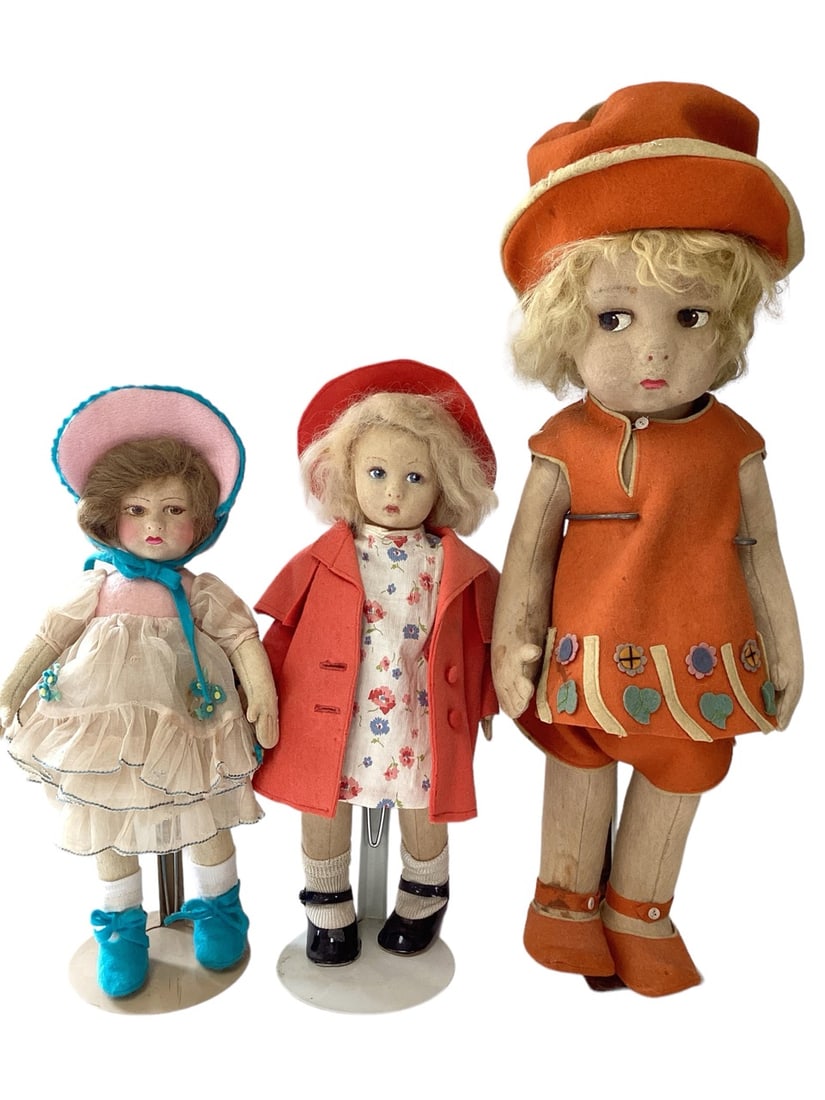 3 Lenci Type Dolls (1 of 4)