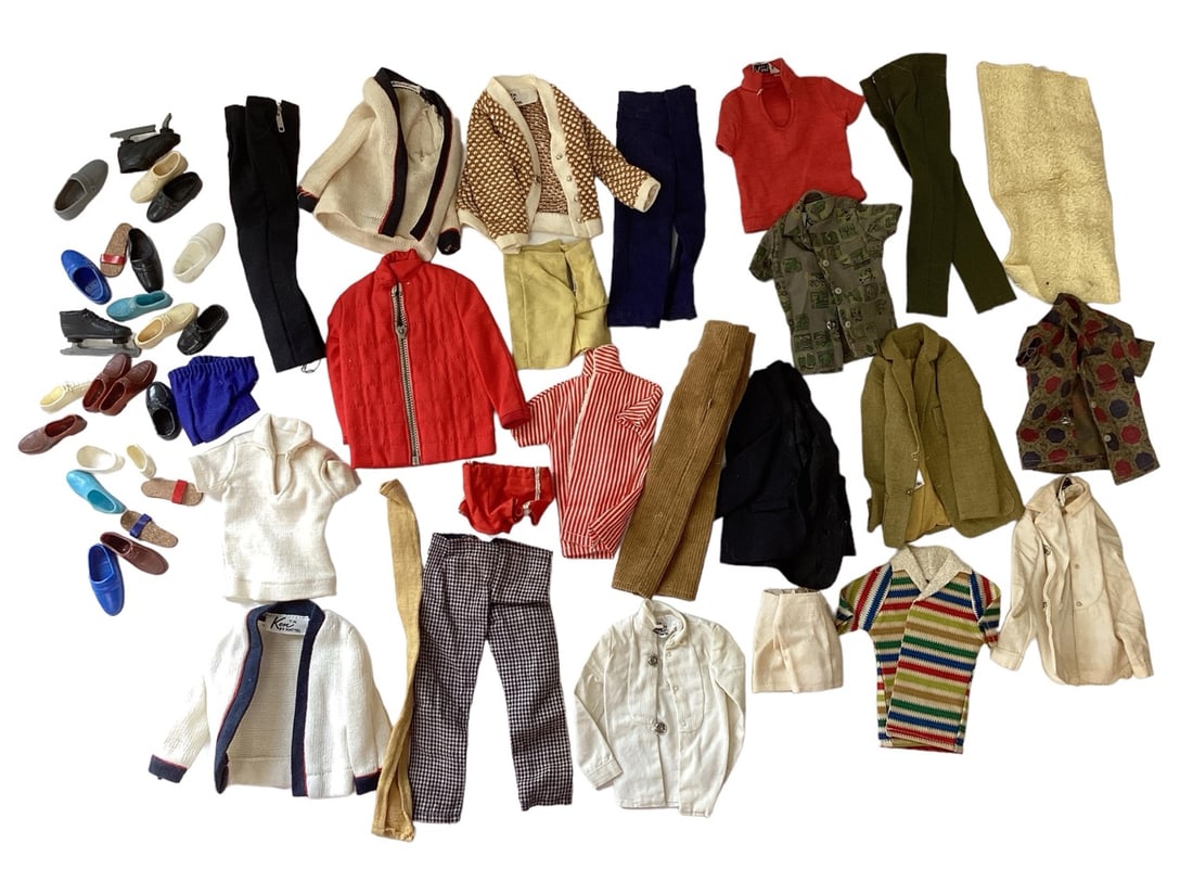 Variety of Vintage Ken Clothes and Shoes (1 of 1)