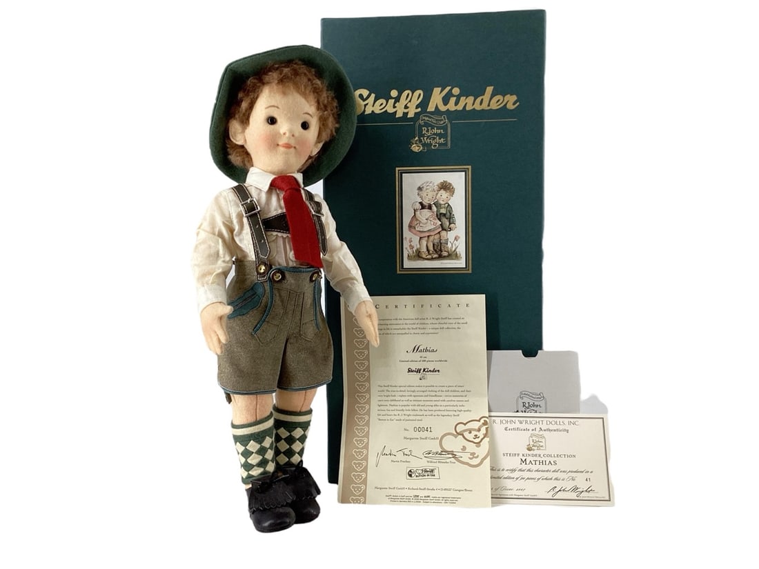 Stiffer Kinder Collection "Mathias" #41/500 by R. john Wright Dolls (1 of 3)
