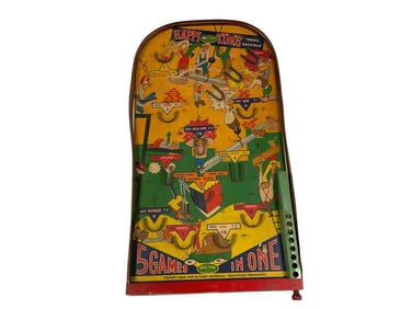 Happy Time Pinball Bagatelle 5 Games in 1