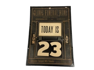 Clunis Funeral Home Calendar