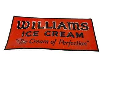 Williams Ice Cream Sign