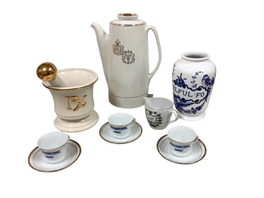 Miscellaneous China with Pharmaceutical Advertisements