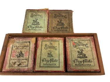 (5) Stanley Dry Plate Boxes