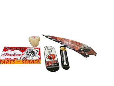 Reproduction Advertisement Items for Indian Motorcycles