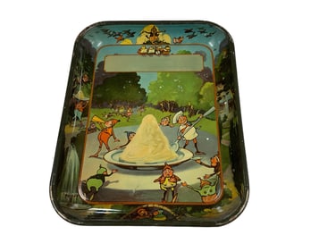 Antique Plamer Cox & His Brownies Elves Ice Cream Tray