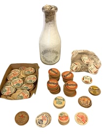Assortment of Milk Bottle Toppers & Milk Bottle