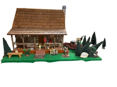 Hand Built Log Cabin