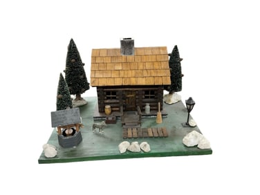 Small Hand Built Log Cabin