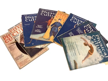(13) Physical Culture Magazines