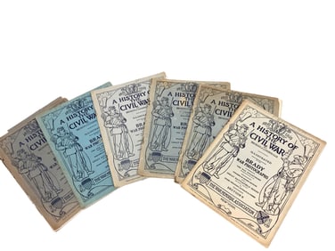 Collection of "A History of the Civil War" Books