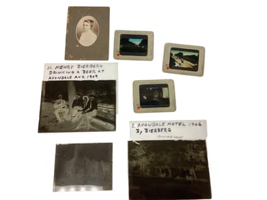 Collection of Antique Glass Plate Negatives