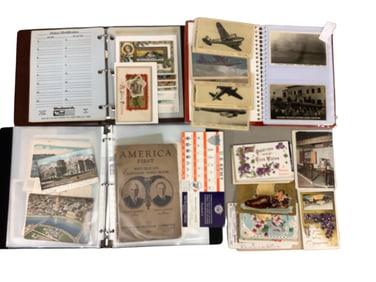 Antique Postcards, Pamphlets, and Flyers