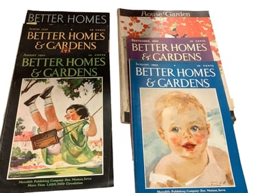 Better Homes and Gardens and House & Garden Magazines