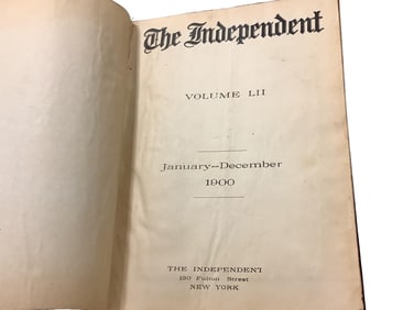 Volume LII of The Independent