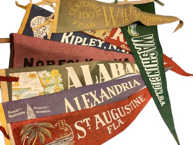 Travel Pennants (8)