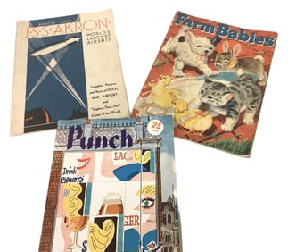 (3) Magazines/Paperback Books