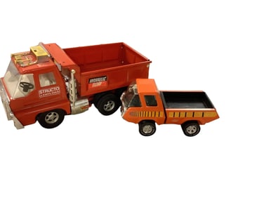 (2) Metal Toy Dump Trucks
