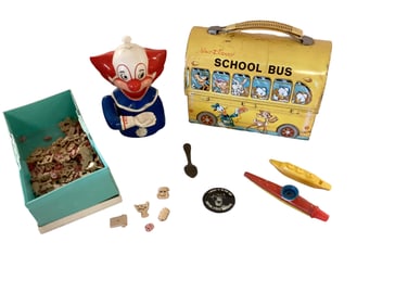 Collection of Toys, Disney Lunch Box