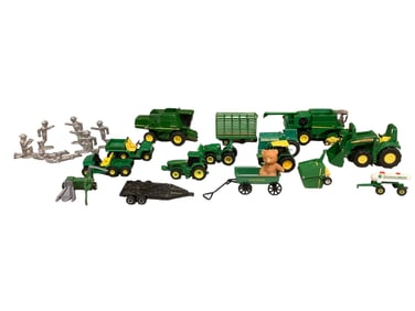 Toy Farm Equipment and Figurines