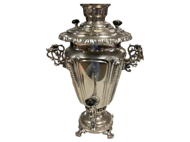 Russian Silver Plated Samovar, 19th Century