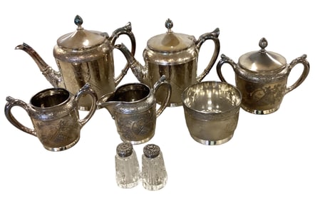Meriden Britannia Silver Plated Tea Service