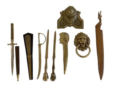 Miscellaneous Letter Openers and Door Knocker
