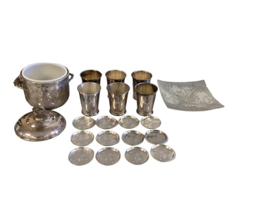 (22) Piece Silver Plated Lot