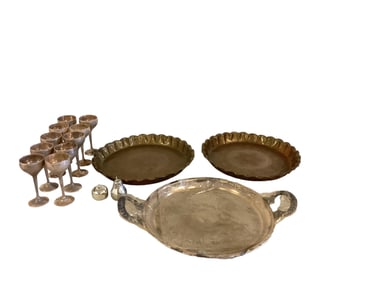 (15) Piece Silver Plated Set