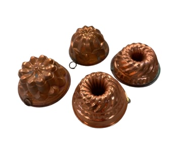 (4) Copper Collectors Molds