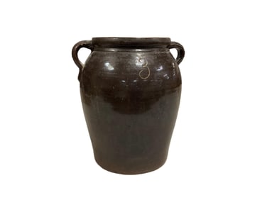 Brown Crock with Handles