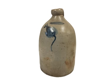 Blue Stoneware Jug