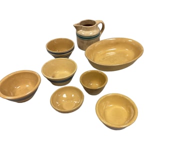 (8) Pieces of Yellow Ware
