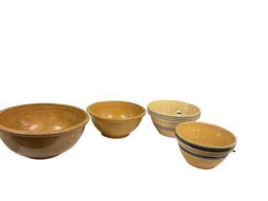 (4) Stoneware Bowls