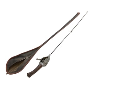 Hurd Super Caster Rod, Reel & Case