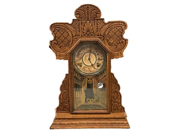 Carved Mantel Clock