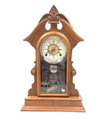 William Gilbert Mantel Clock 22.5" tall x 14.5" wide x 5" deep