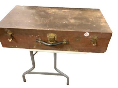 Wood Toolbox with Wood Tools