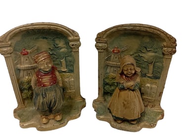 Vintage Cast Iron Bookends