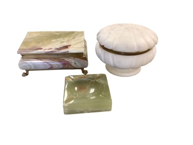 Natural Stone Jewelry Boxes
