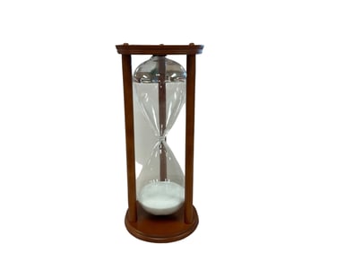 Wooden Hourglass Decoration