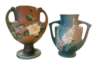 Roseville Pottery (2) 7" and 8"