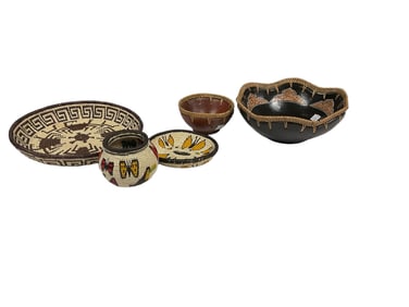 (5) American Indian Baskets