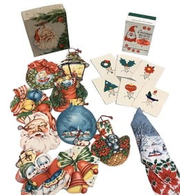 Boxes of Christmas Cards and Handkerchief