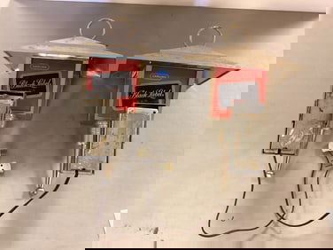 Set of 2 Working Carling Black Label Beer Lights