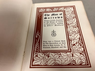 1906 "The Man of Sorrows" and Leather Tobacco Pouch