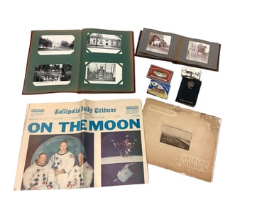 Vintage Newspaper, Calendar, Photos